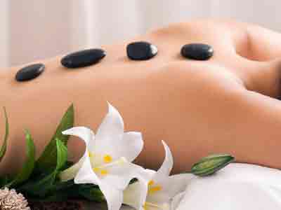 hot stone massage image gallery in red rose spa
